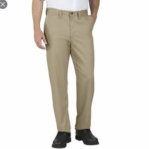 Dickies Mens Flat Front Comfort Waist Pant